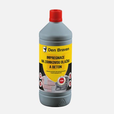 DEN BRAVEN impregnace na zámkovou dlažbu a beton 1 l – HobbyKompas.cz