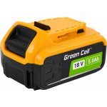 Baterie Green Cell PTDW18V5 Dewalt DCB180/DCB181/DCB182/DCB183/DCB184/DCB185/DCB187/DCB189/DCB200/DCB201/DCB203/DCB204/DCB205/DCB206 18V 5000mAh Li-ion - neoriginální – Zboží Dáma