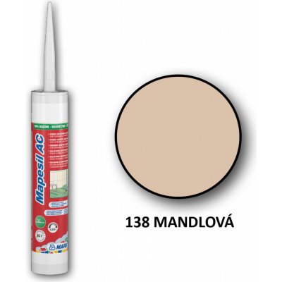 Mapesil AC 138 sanitární silikon 310 g mandlová – Zboží Mobilmania