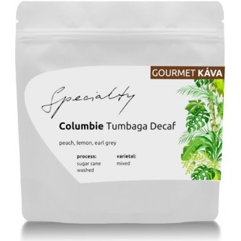 Gourmet Káva Specialty Columbia Tumbaga DECAF bezkofeinová 250 g