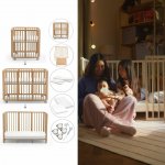 Stokke Night Rostoucí postýlka 3v1 s příslušentvím Natural – Zboží Mobilmania