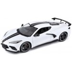 Maisto 2020 Chevrolet Corvette Stingray Coupe bílá 1:18 – Zbozi.Blesk.cz