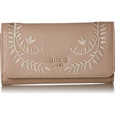 Guess Dámská Nessa Embroidered Slim písková – Hledejceny.cz