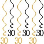 Závěsné narozeninové spirály 30. narozeniny – Zboží Mobilmania