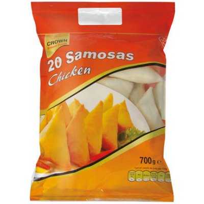 Crown Mražené Kuřecí Samosy 20ks – Zboží Dáma