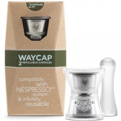 WayCap Nespresso nerezová 2 ks