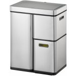 Mirage EKO Bezdotykový odpadkový koš 60 l stříbrná 8713631191291 – Hledejceny.cz