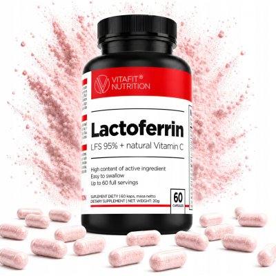 Vitafit Nutrition Laktoferin s vitamínem C 60 kapslí – Hledejceny.cz