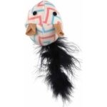 Magic Cat Rainbow Relax myš s pírkem a šantou 5,5 cm – Zboží Mobilmania
