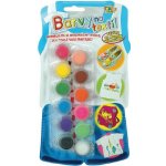 SMT Creatoys Barvy na textil 12 ks štětec – Zboží Dáma