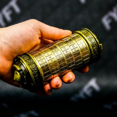 Da Vinci Cipher Lock Green Bronze hlavolam – Zbozi.Blesk.cz