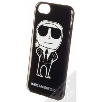 Pouzdro Karl Lagerfeld K-Team TPU iPhone 6/6S černé