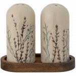 Bloomingvile Solnička a pepřenka Bea s dřevěným podtáckem 50 ml – Zboží Dáma