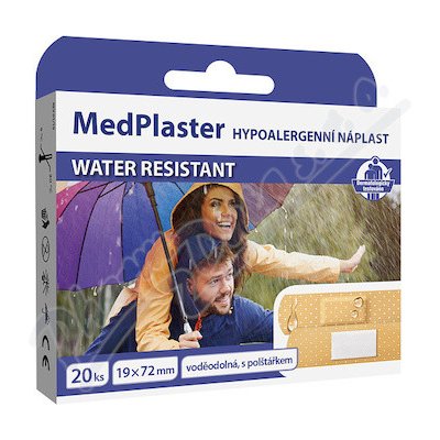 MedPlaster Náplast water resistant 19 x 72 mm 20 ks