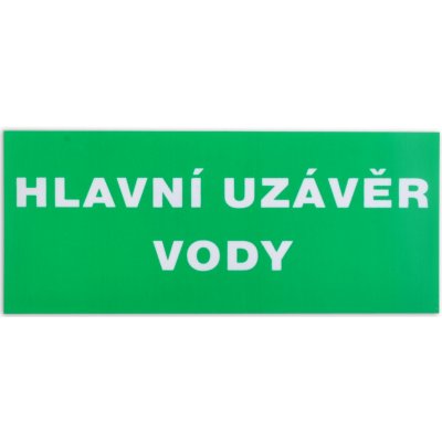 Tabulka Hlavní uzávěr vody – Hledejceny.cz