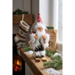 MagicHome Vánoční dekorace, Santa na lyžích, 18 cm – Hledejceny.cz
