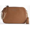 Kabelka Michael Kors kožená crossbody kabelka jet set ginny luggage hnědá