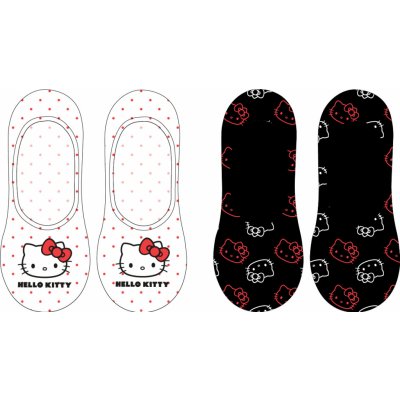 EPlus Sada 2 párů dámských ponožek Hello Kitty mix
