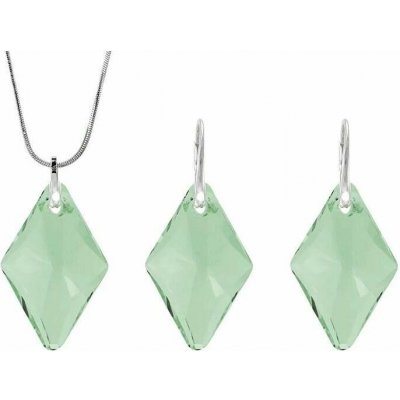 Swarovski Elements Rhombus krystal 39126.3 Chrysolite – Zboží Mobilmania
