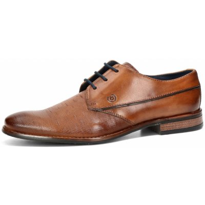 Bugatti pánské kožené společenské boty hnědé – Zboží Dáma