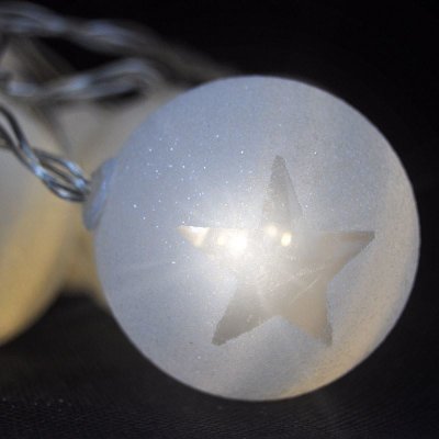 Solight LED řetěz vánoční koule 10xLED 1m 2xAA časovač IP20 1V226 – Hledejceny.cz