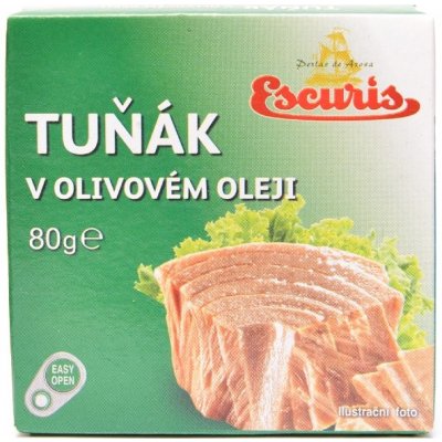 Escuris Tuňák v olivovém oleji 80 g