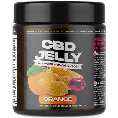 CBD Jelly želé pomeranč s 25 mg