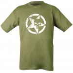 Tričko Kombat US Punisher Olivově zelené – Zboží Dáma