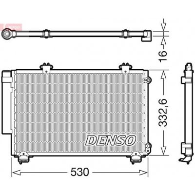 Kondenzátor, klimatizace DENSO DCN50060 | Zboží Auto