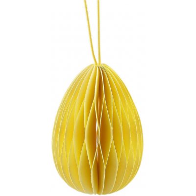 Papírové vajíčko k zavěšení – Ø 5 cm × 7 cm Žlutá – Hledejceny.cz