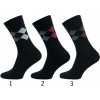 Novia ponožky 1041 károvaný vzor černé