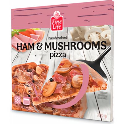 Fine Life Pizza šunka a žampiony 320 g – Zboží Mobilmania