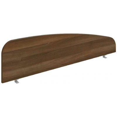 OFFICE PRO HOBIS stolový paraván na hranu stolu - PA 1600 H ořech – Sleviste.cz