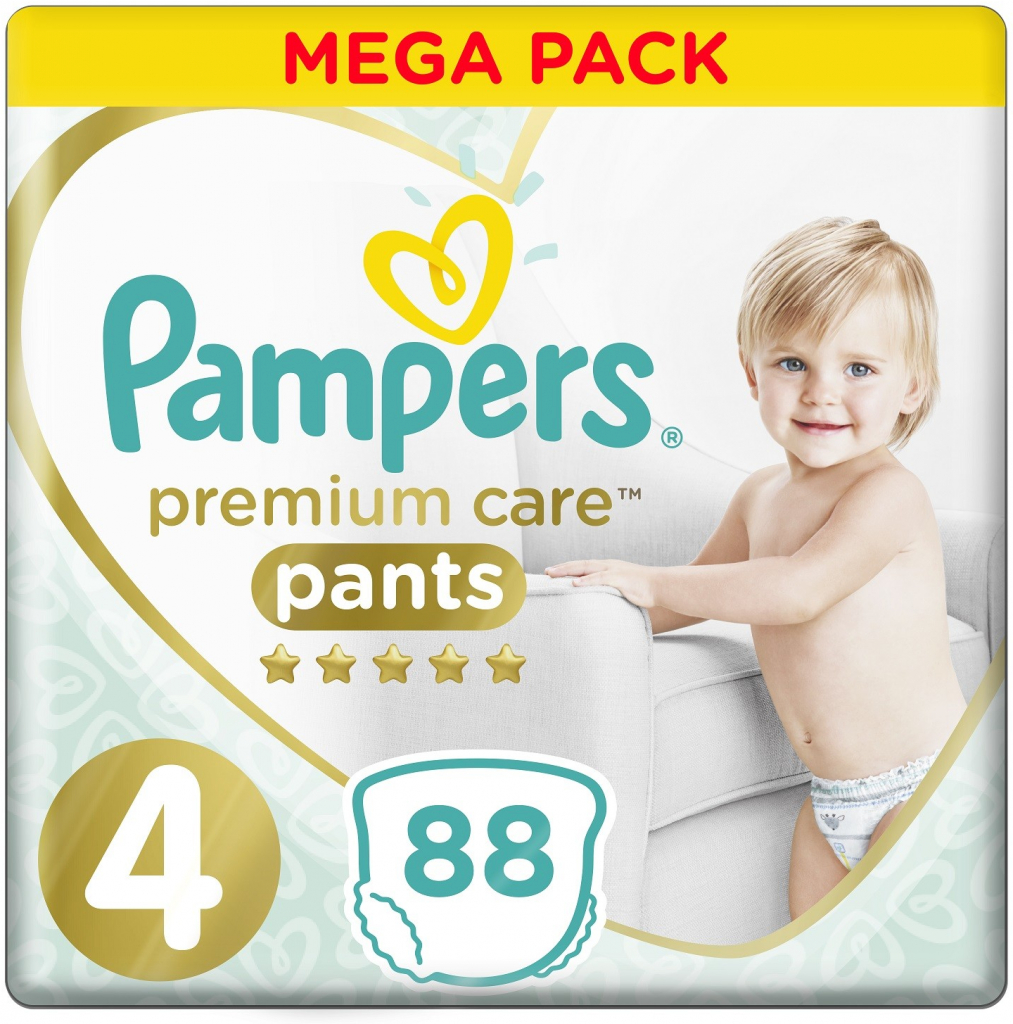 Pampers Premium Pants 4 Maxi 88 ks od 699 Kč - Heureka.cz
