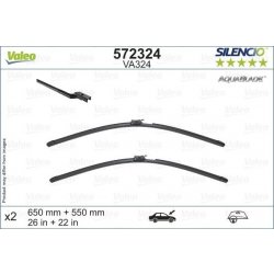 Valeo Silencio Aquablade Set 650+550 mm VA 572324