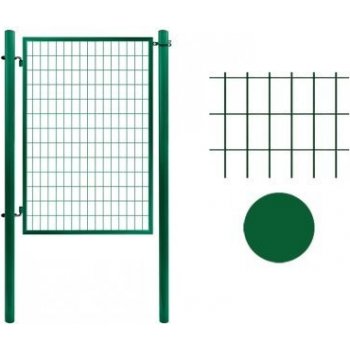 Branka plotová jednokřídlá, ECONOMY, ZN+PVC 1078x1500 mm, balení 1 ks