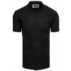 Pánská Košile Dstreet pánská košile s krátkým rukávem KX0997 černá