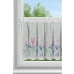 EUROFIRANY KRÁTKÁ ZÁCLONA NA PÁSCE DOLOREZ 150X60 CM KVĚTY – Hledejceny.cz
