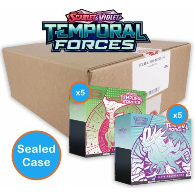 Pokémon TCG Temporal Forces Elite Trainer Case 10 ks – Hledejceny.cz