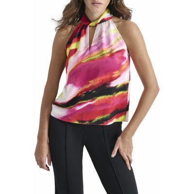 DKNY S L PRNT SATIN TWST MLTI GEODE – Zboží Dáma