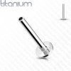 Piercing Šperky4U Push In tyčka k labretě titan TIT1130-0808