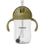 Mininor lahev s brčkem Tritan 330 ml Moss Green – Sleviste.cz
