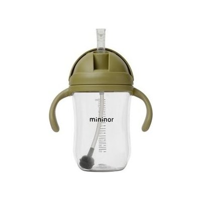 Mininor lahev s brčkem Tritan 330 ml Moss Green – Sleviste.cz