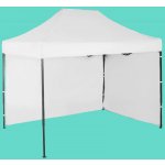 Expodum Nůžkový stan 3x2m ocelový Bílá 2 boční plachty – Zboží Mobilmania