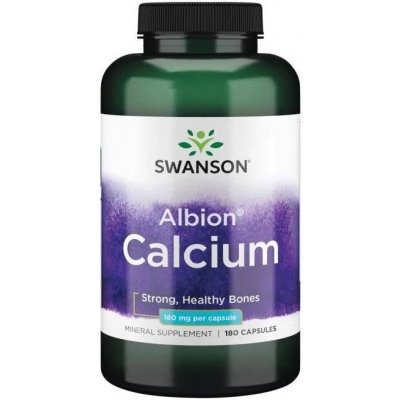 Swanson Albion Chelat Calcium 180 kapslí