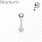 Šperky4U piercing do brady titan vnitřní závit tyčka TIT1010C-12113 – Zboží Dáma