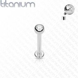 Šperky4U piercing do brady titan vnitřní závit tyčka TIT1010C-12113