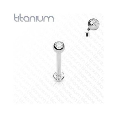 Šperky4U piercing do brady titan vnitřní závit tyčka TIT1010C-12113 – Zboží Dáma