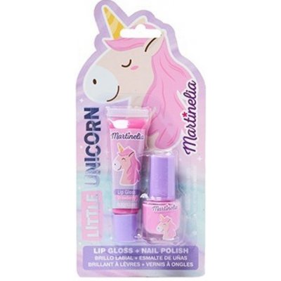 Martinelia Little Unicorn lesk na rty 6 ml + lak na nehty 4 ml dárková sada – Zbozi.Blesk.cz