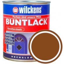 WILCKENS Syntetická vrchní barva v lesku BUNTLACK HOCHGLAENZEND 750 ml RAL 8003 - antuková hnědá
